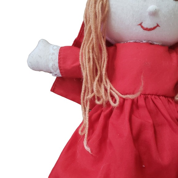 Vintage Topsy Turvy Red Riding Hood Fairy Tale Doll Grandma Wolf See Description - Picture 5 of 10